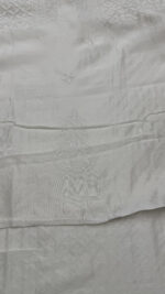 DYEABLE CHANDERI SILK CHIKANKARI MEN'S KURTA FABRIC - Image 5