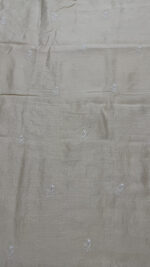 Dyeable Pure Premium Monga Silk Chikankari Men's Kurta Fabric - Image 5