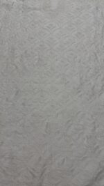 DYEABLE CHANDERI SILK CHIKANKARI MEN'S KURTA FABRIC - Image 3