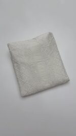 DYEABLE CHANDERI SILK CHIKANKARI MEN'S KURTA FABRIC