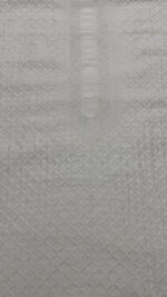 DYEABLE CHANDERI SILK CHIKANKARI MEN'S KURTA FABRIC - Image 2