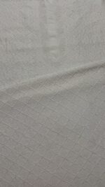 DYEABLE CHANDERI SILK CHIKANKARI MEN'S KURTA FABRIC - Image 3