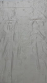 DYEABLE CHANDERI SILK CHIKANKARI MEN'S KURTA FABRIC - Image 5
