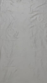 DYEABLE CHANDERI SILK CHIKANKARI MEN'S KURTA FABRIC - Image 5