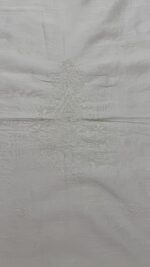 DYEABLE CHANDERI SILK CHIKANKARI MEN'S KURTA FABRIC - Image 5