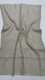 DYEABLE PURE & PREMIUM SILVER TISSUE CHIKANKARI KURTA & DUPATTA SET - Image 2