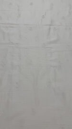 DYEABLE CHANDERI SILK CHIKANKARI MEN'S KURTA FABRIC - Image 4