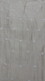 DYEABLE PURE & PREMIUM MONGA SILK CHIKANKARI MEN'S KURTA FABRIC - Image 5
