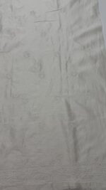 DYEABLE CHANDERI SILK CHIKANKARI MEN'S KURTA FABRIC - Image 6