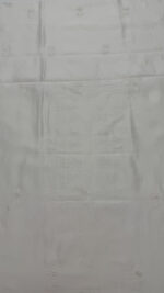 DYEABLE CHANDERI SILK CHIKANKARI MEN'S KURTA FABRIC - Image 5