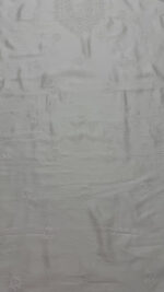 DYEABLE CHANDERI SILK CHIKANKARI MEN'S KURTA FABRIC - Image 3