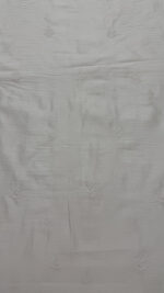 DYEABLE CHANDERI SILK CHIKANKARI MEN'S KURTA FABRIC - Image 5