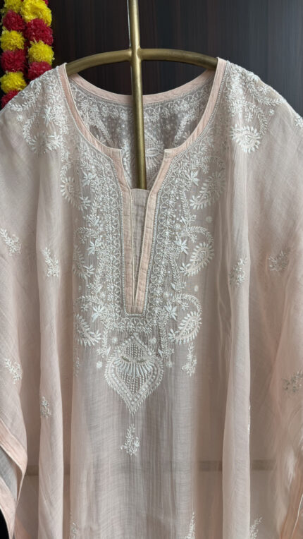 Chikankari Kaftan
