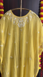 Chikankari Kaftan