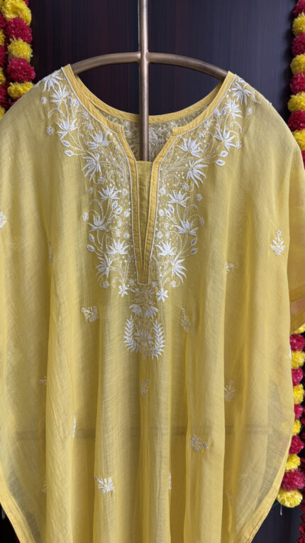 Chikankari Kaftan
