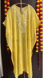 Chikankari Kaftan