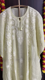 Chikankari Kaftan