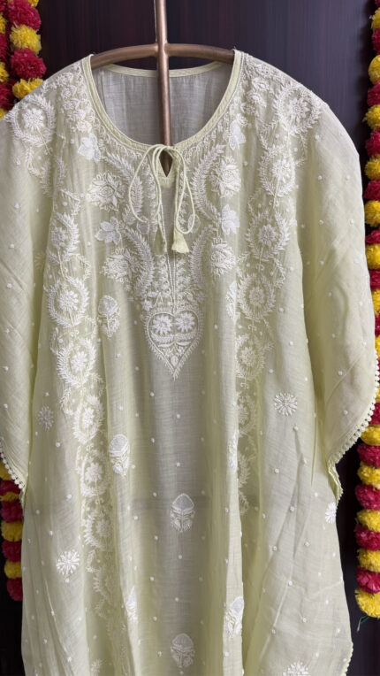 Chikankari Kaftan