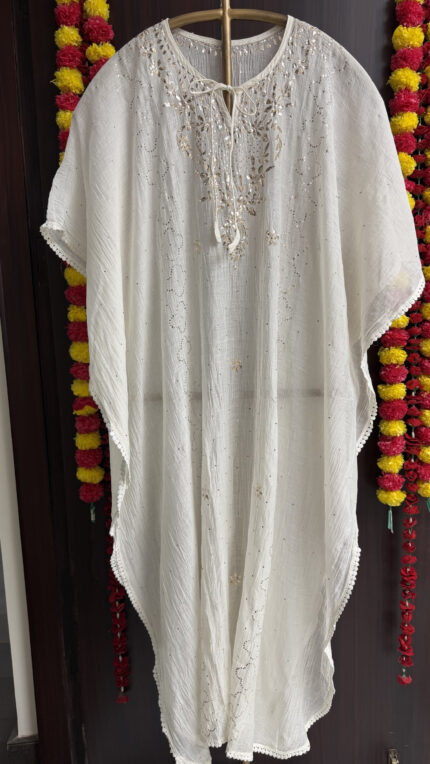 Mukaish Kaftan