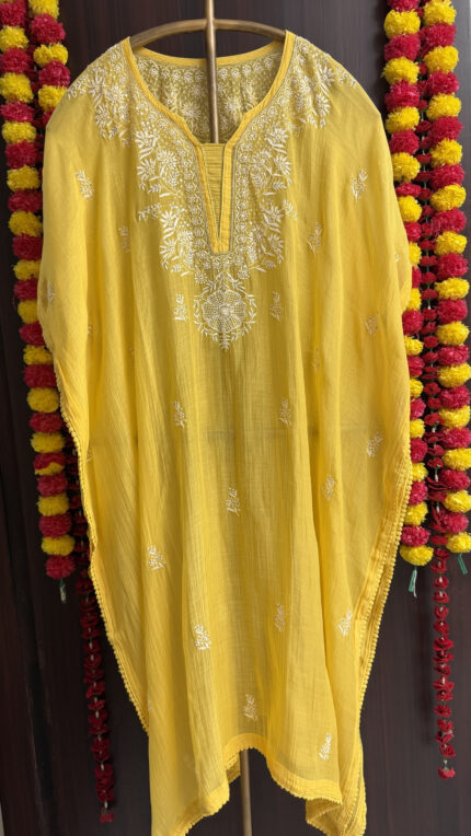 Chikankari Kaftan