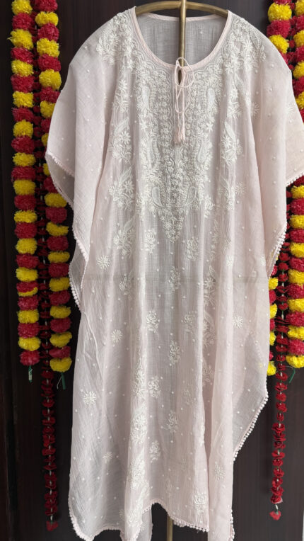 Chikankari Kaftan
